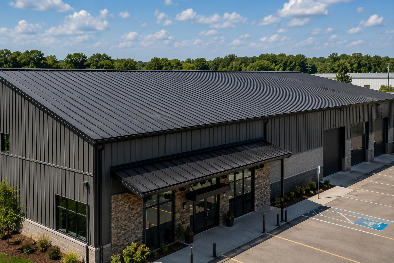 Commercia Metal Roofing image in Columbus, Ohio