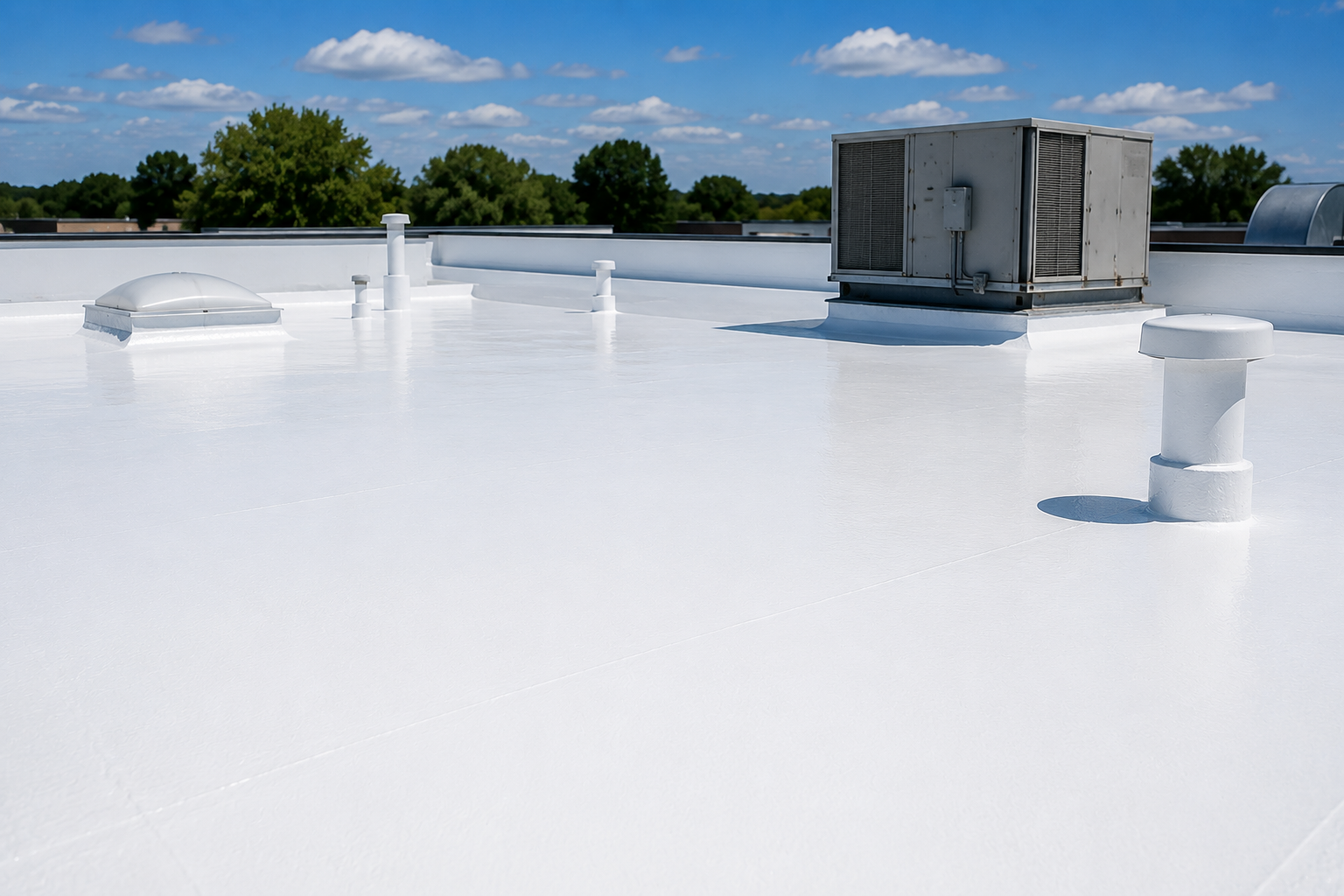 man fixing metal roof image