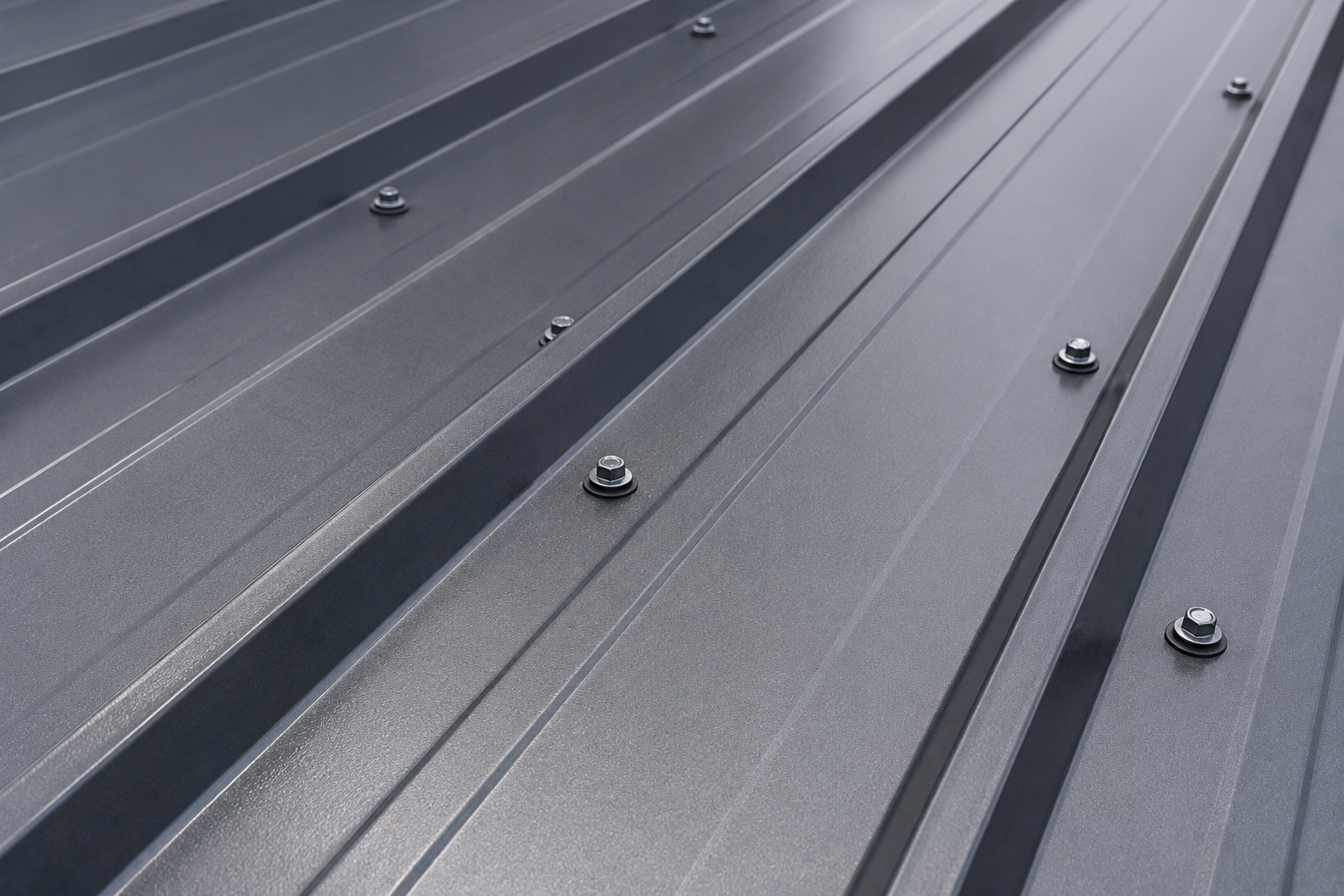 exposed fasteners on metal roof