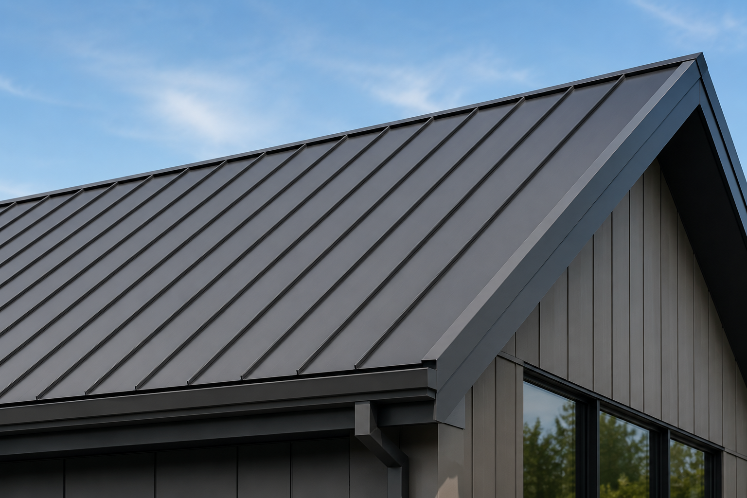 house with standing seam image